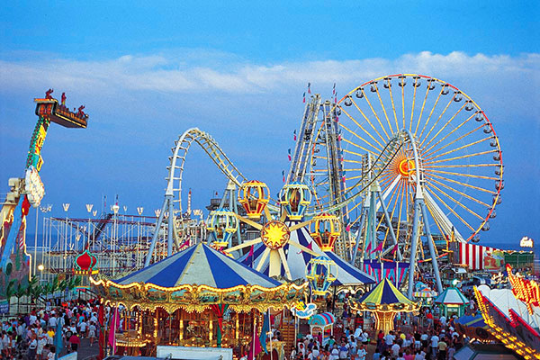 Wildwood's Amusement Piers and Beach are only steps away!